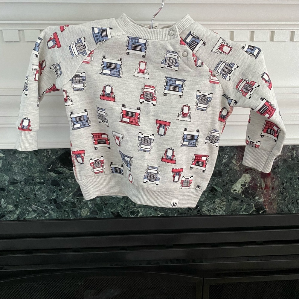 Sovereign Code Bryson Sweatshirt, Trucks, 6-9 months, NWT